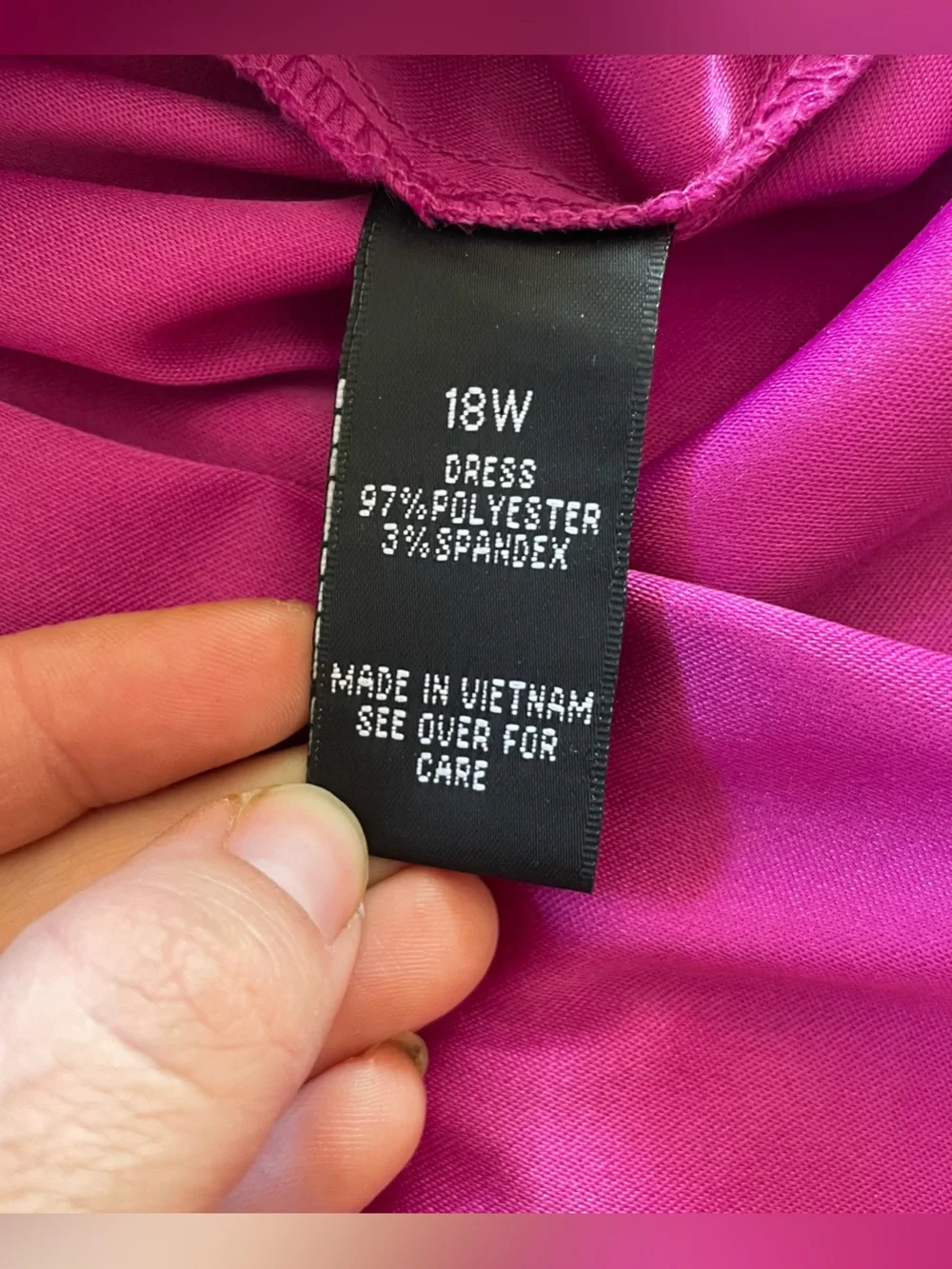 Alyx Magenta A Line Formal Dress size 18W - Picture 4 of 12
